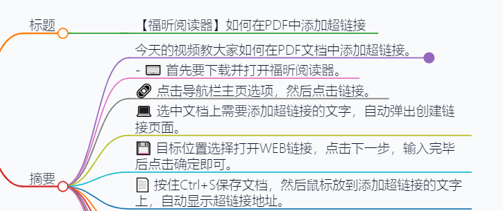 如何在PDF中添加超鏈接