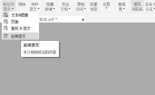 pdf 標(biāo)記密文